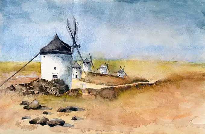 Windmühlen in Mykonos