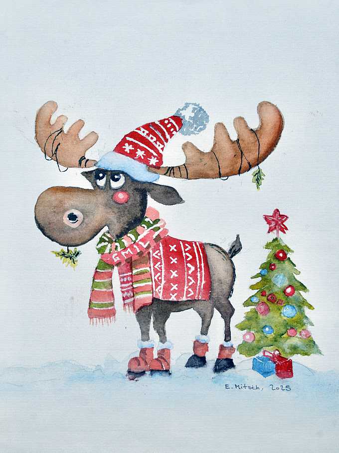 Elch „Emil“, Weihnachten 2025